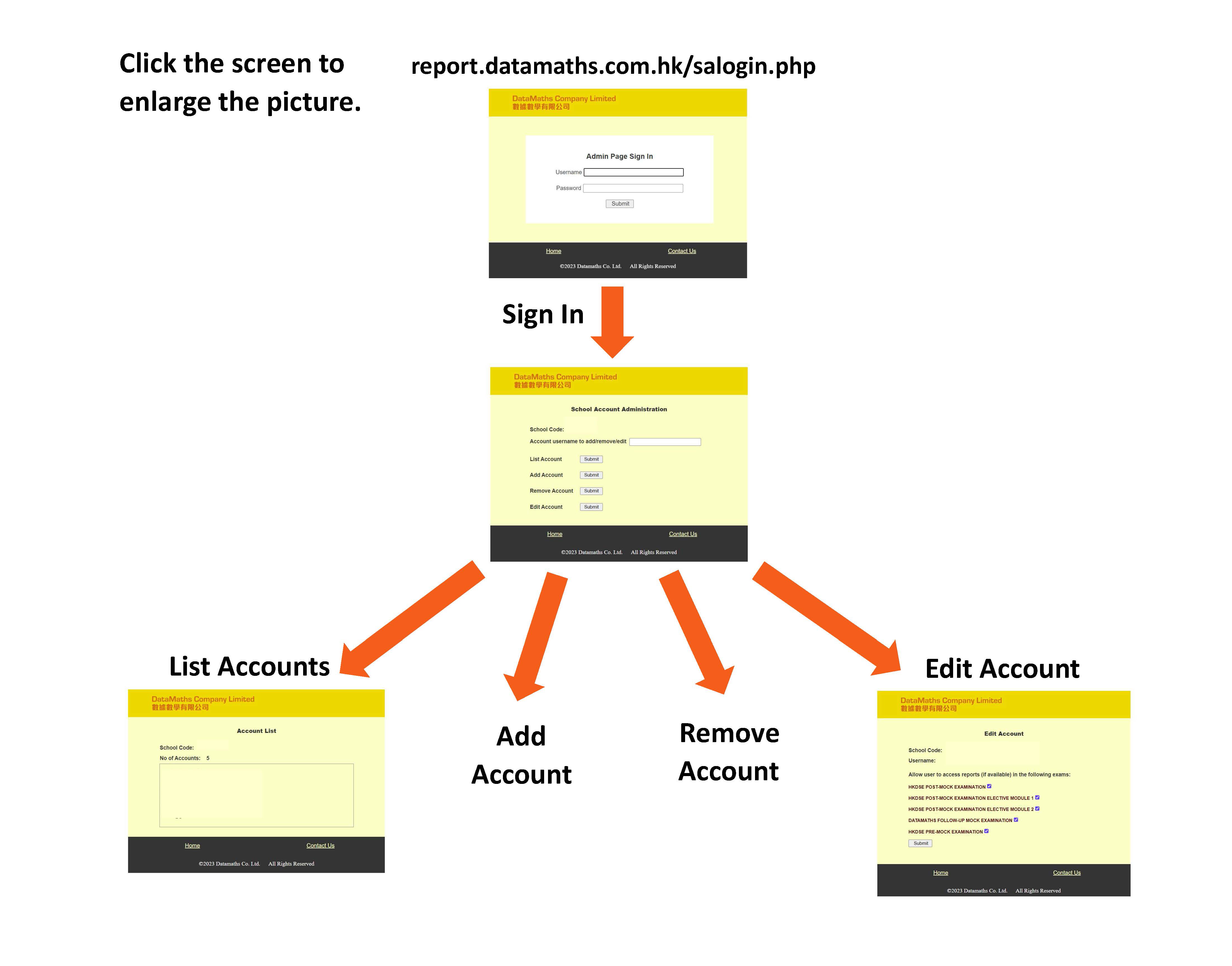 Online report datamaths